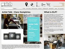 Tablet Screenshot of eastlondonprintmakers.co.uk